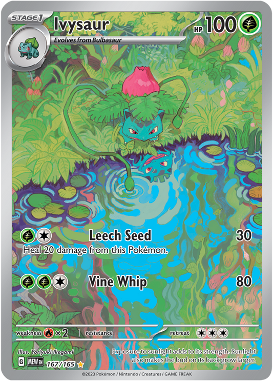 Ivysaur 167/165 (Illustration Rare)