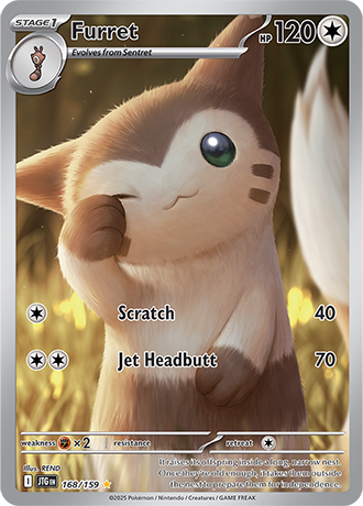 Furret 168/159 Illustration Rare