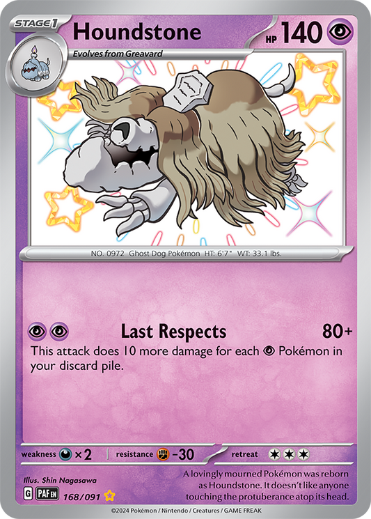 Houndstone 168/091 (Shiny Rare)