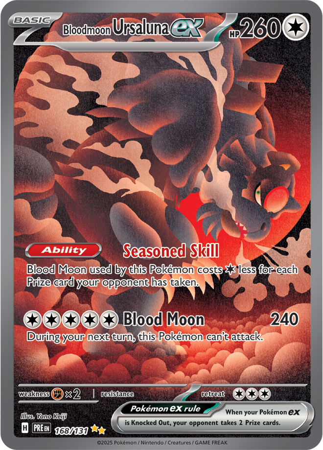 Bloodmoon Ursaluna ex 168/131 (Special Illustration Rare)