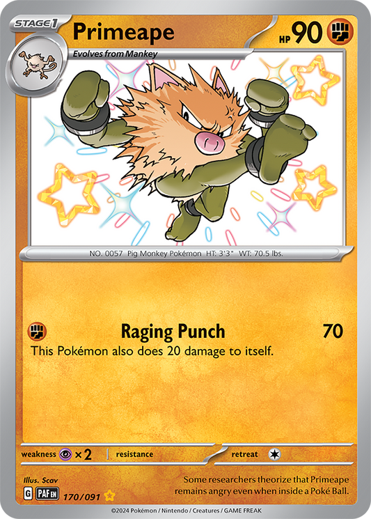 Primeape 170/091 (Shiny Rare)