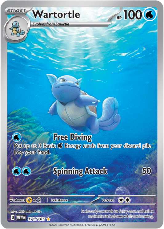 Wartortle 171/165 (Illustration Rare)