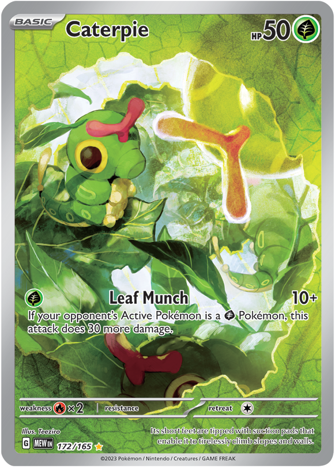 Caterpie 172/165 (Illustration Rare)