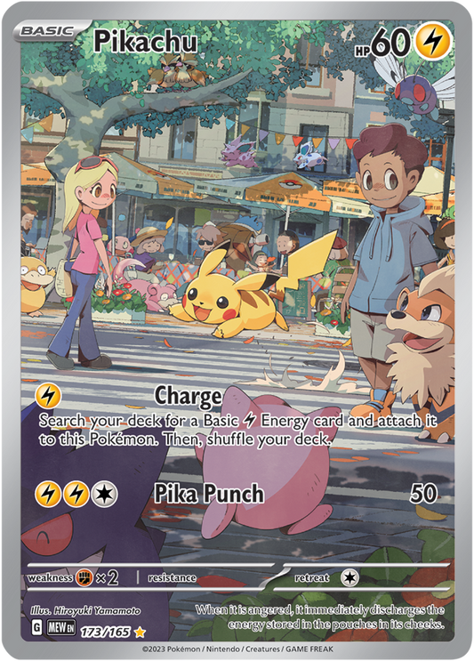 Pikachu 173/165 (Illustration Rare)