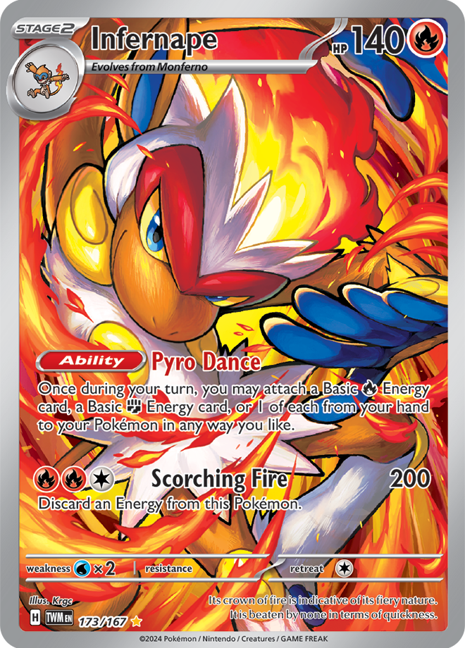 Infernape 173/167 (Illustration Rare)