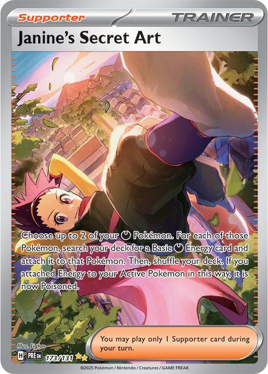 Janine's Secret Art 173/131 (Special Illustration Rare)
