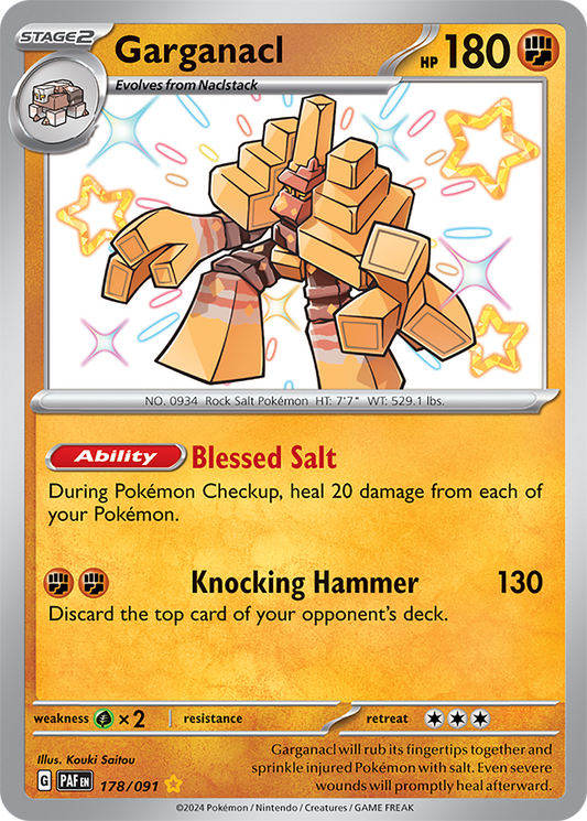 Garganacl 178/091 (Shiny Rare)