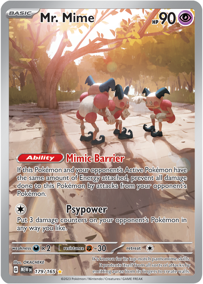 Mr. Mime 179/165 (Illustration Rare)
