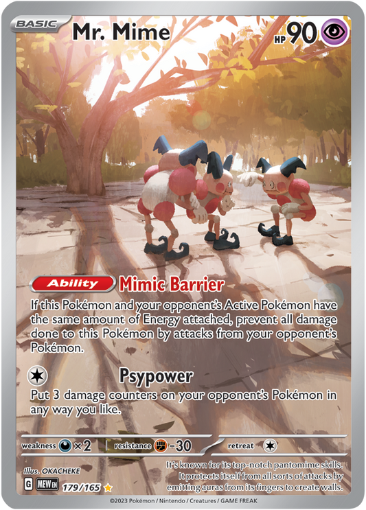 Mr. Mime 179/165 (Illustration Rare)