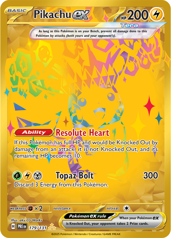 Pikachu ex 179/131 (Hyper Rare)