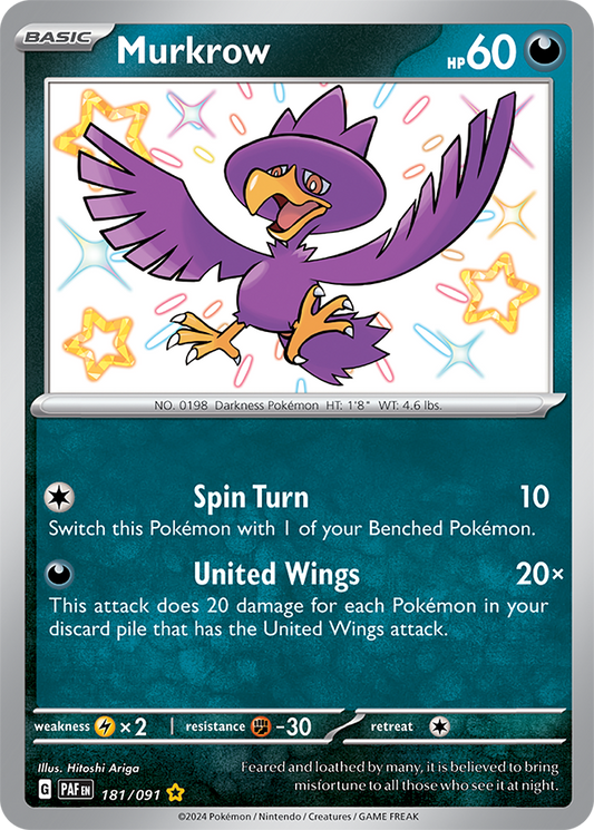 Murkrow 181/091 (Shiny Rare)