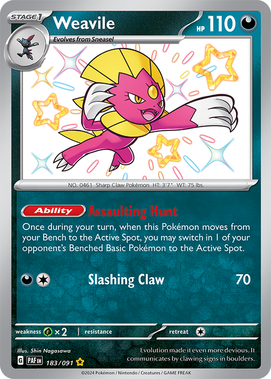 Weavile 183/091 (Shiny Rare)