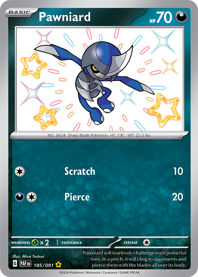 Pawniard 185/091 (Shiny Rare)