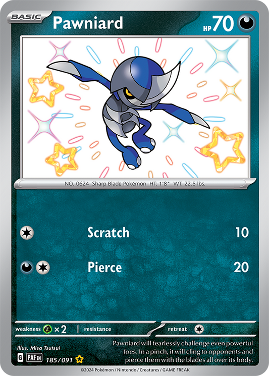 Pawniard 185/091 (Shiny Rare)