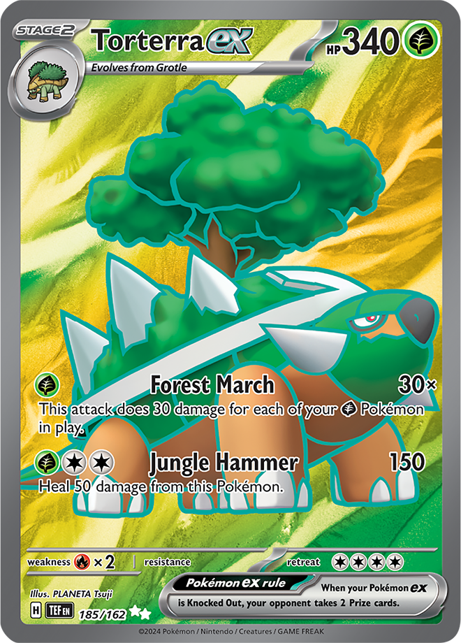 Torterra ex 185/162 (Ultra Rare)