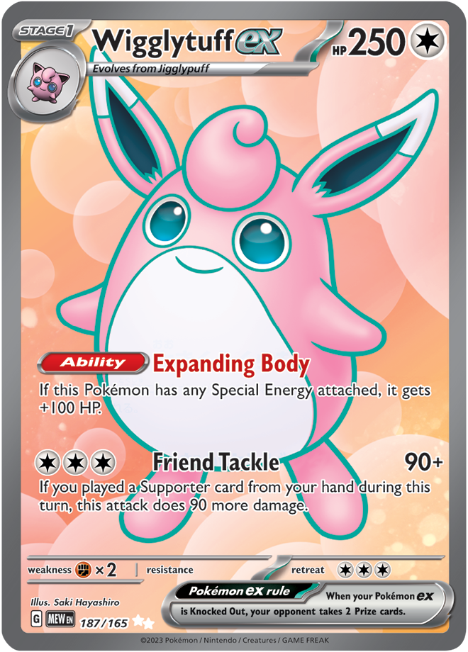 Wigglytuff ex 187/165 (Ultra Rare)