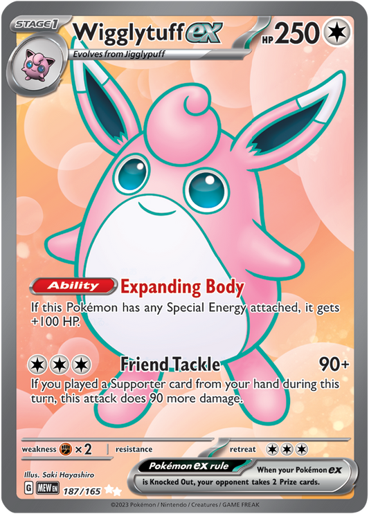 Wigglytuff ex 187/165 (Ultra Rare)