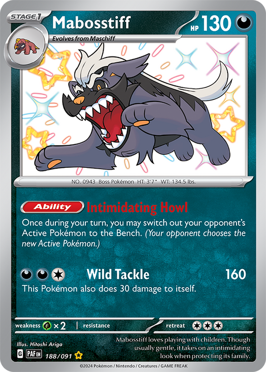 Mabosstiff 188/091 (Shiny Rare)