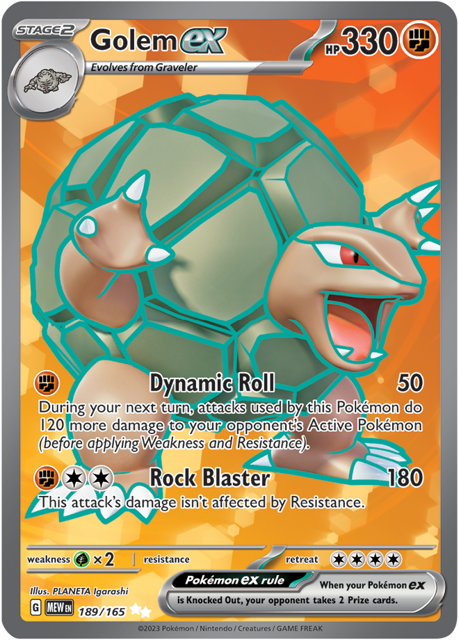 Golem ex 189/165 (Ultra Rare)