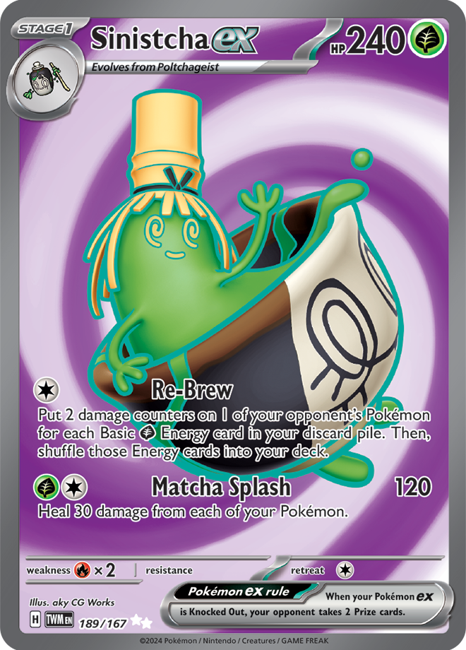 Sinistcha ex 189/167 (Ultra Rare)