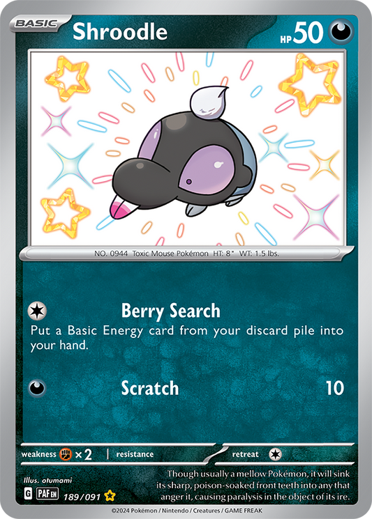 Shroodle 189/091 (Shiny Rare)