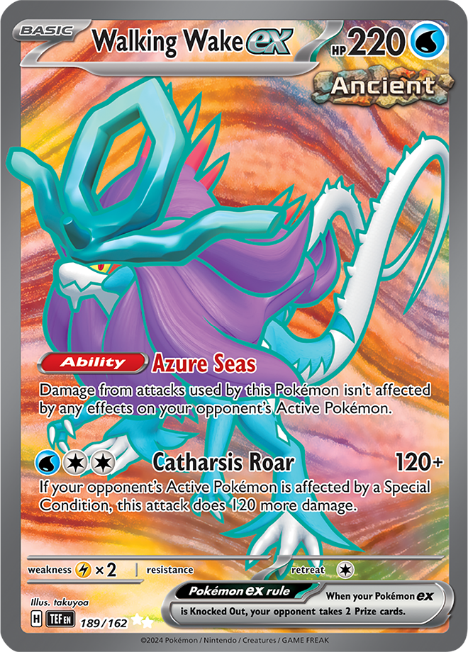 Walking Wake ex 189/162 (Ultra Rare)