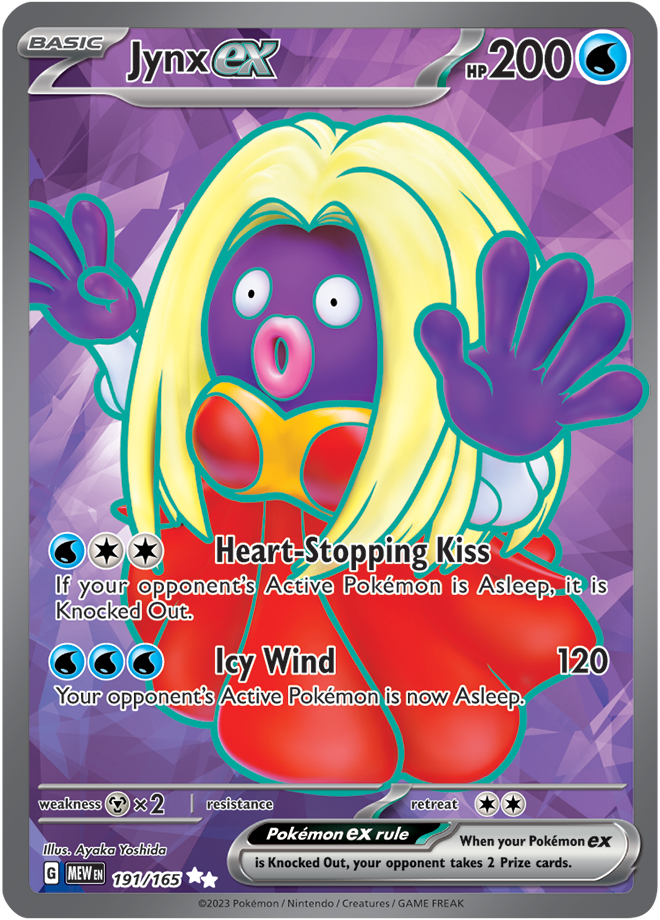 Jynx ex 191/165 (Ultra Rare)