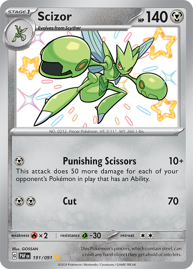 Scizor 191/091 (Shiny Rare)