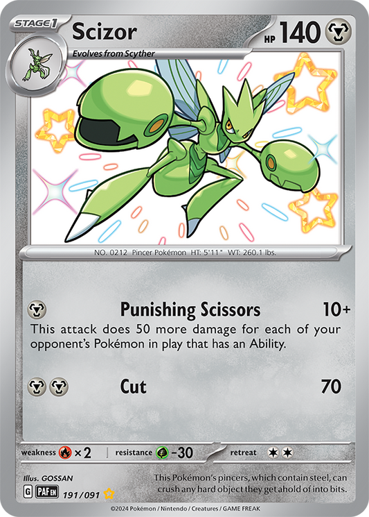 Scizor 191/091 (Shiny Rare)