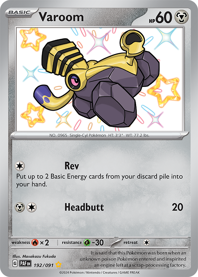 Varoom 192/091 (Shiny Rare)