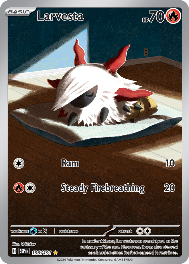 Larvesta 196/191 (Illustration Rare)
