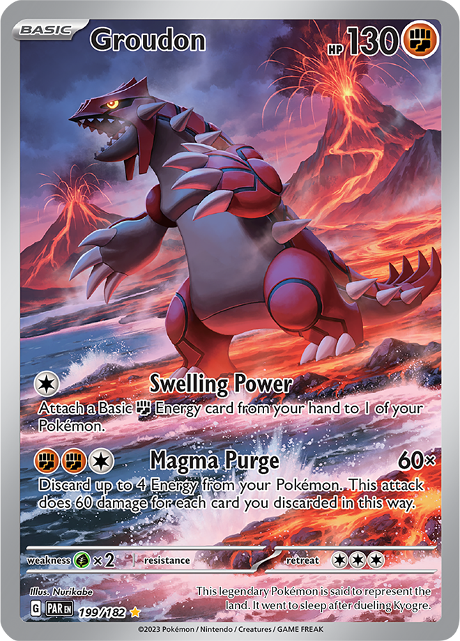 Groudon 199/182 (Illustration Rare)