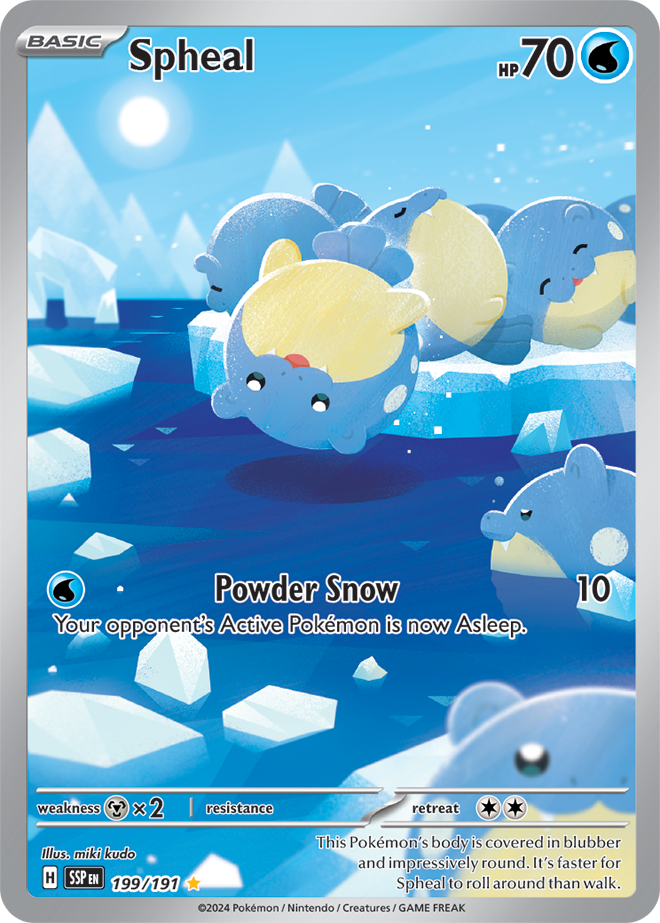 Spheal 199/191 (Illustration Rare)