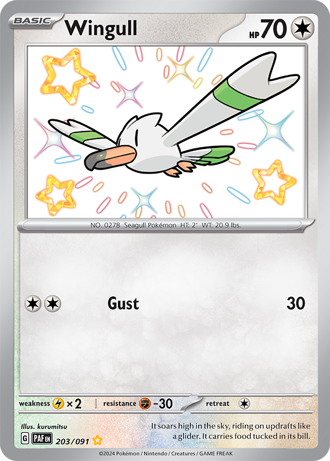 Wingull 203/091 (Shiny Rare)