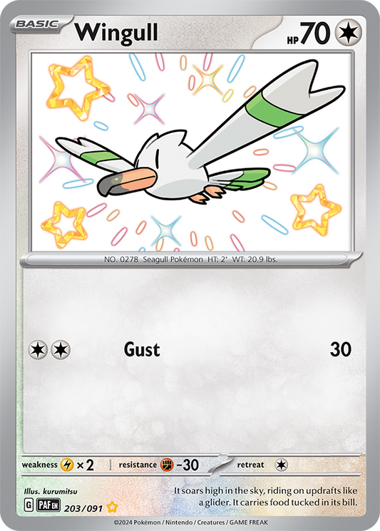 Wingull 203/091 (Shiny Rare)