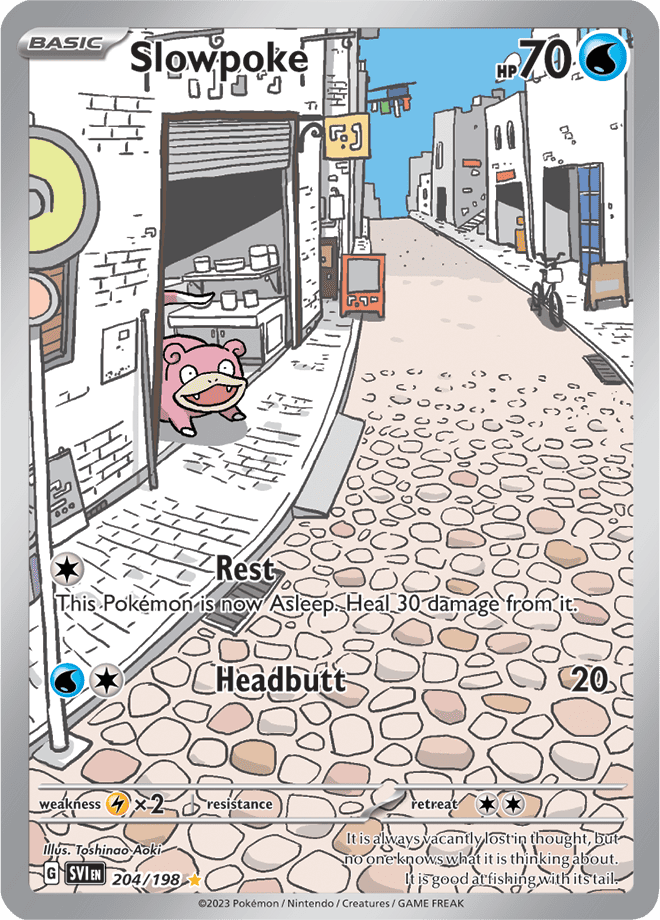 Slowpoke 204/198 (Illustration Rare)