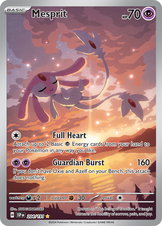 Mesprit 204/191 (Illustration Rare)