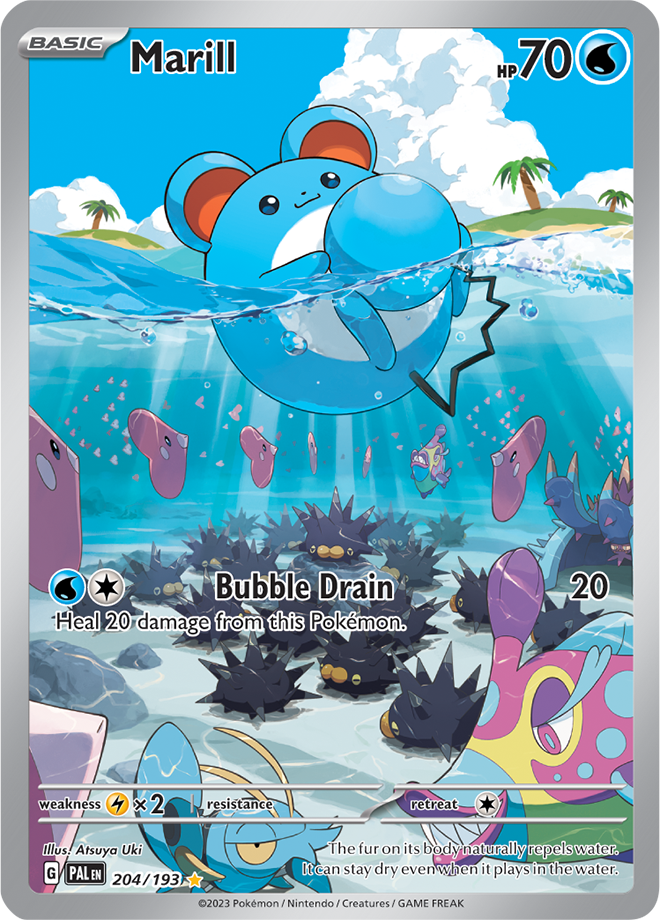 Marill 204/193 (Illustration Rare)