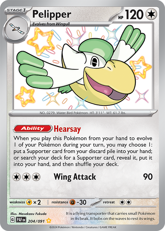 Pelipper 204/091 (Shiny Rare)