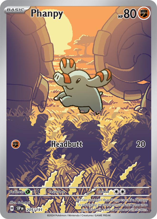 Phanpy 205/191 (Illustration Rare)