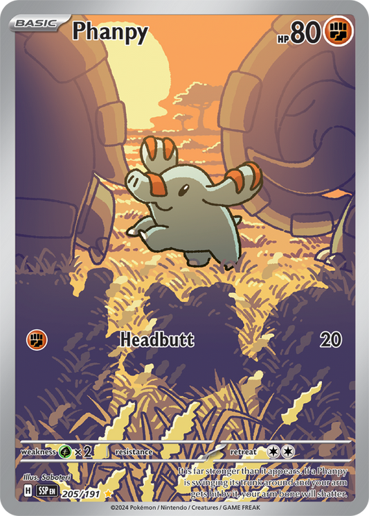 Phanpy 205/191 (Illustration Rare)