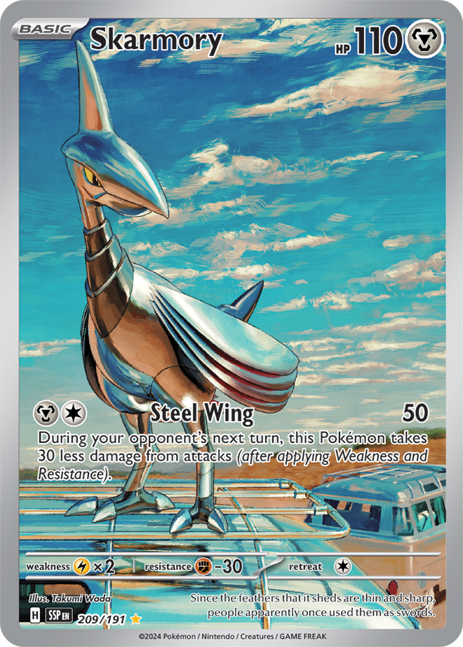 Skarmory 209/191 (Illustration Rare)