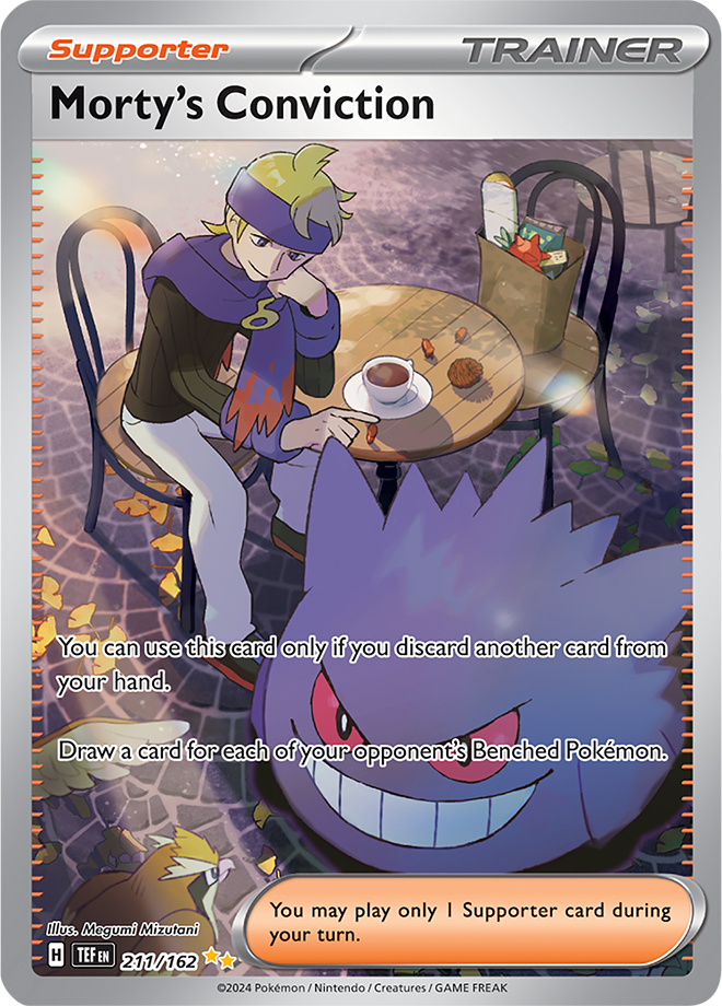 Morty's Conviction 211/162 (Special Illustration Rare)