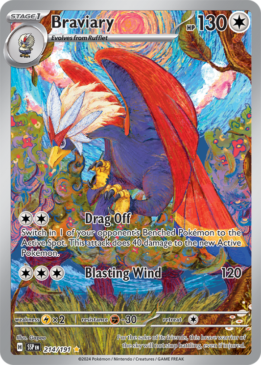 Braviary 214/191 (Illustration Rare)