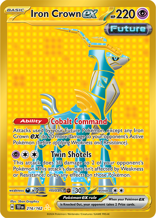 Iron Crown ex 216/162 (Hyper Rare)