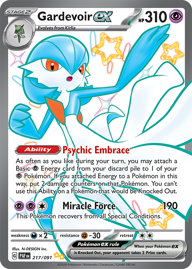 Gardevoir ex 217/091 (Shiny Ultra Rare)