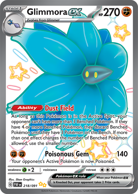 Glimmora ex 218/091 (Shiny Ultra Rare)