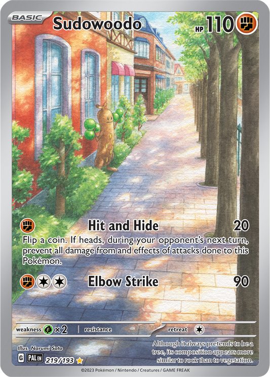 Sudowoodo 219/193 (Illustration Rare)