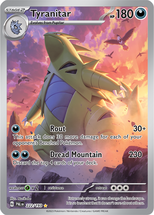 Tyranitar 222/193 (Illustration Rare)