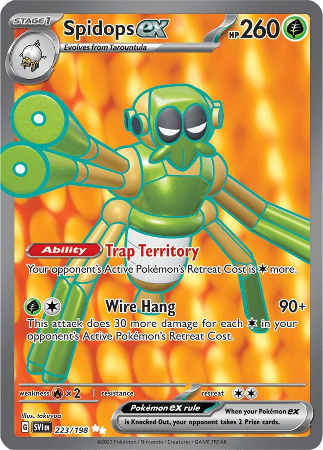 Spidops ex 223/198 (Ultra Rare)